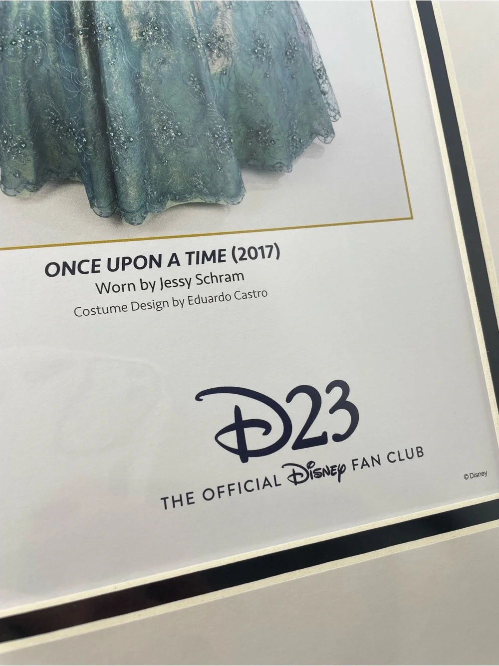 D23 Disney Archives The Art Of The Disney Costume: Cinderella Print 18”x24” NEW